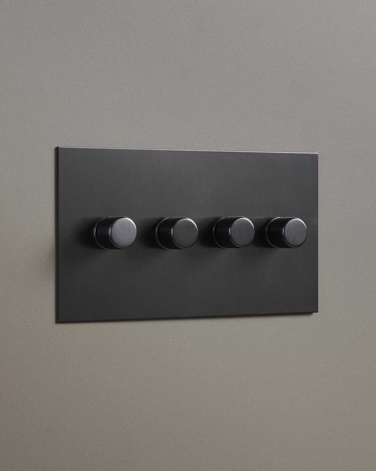 Antique Bronze Dimmer Switches deVOL Kitchens