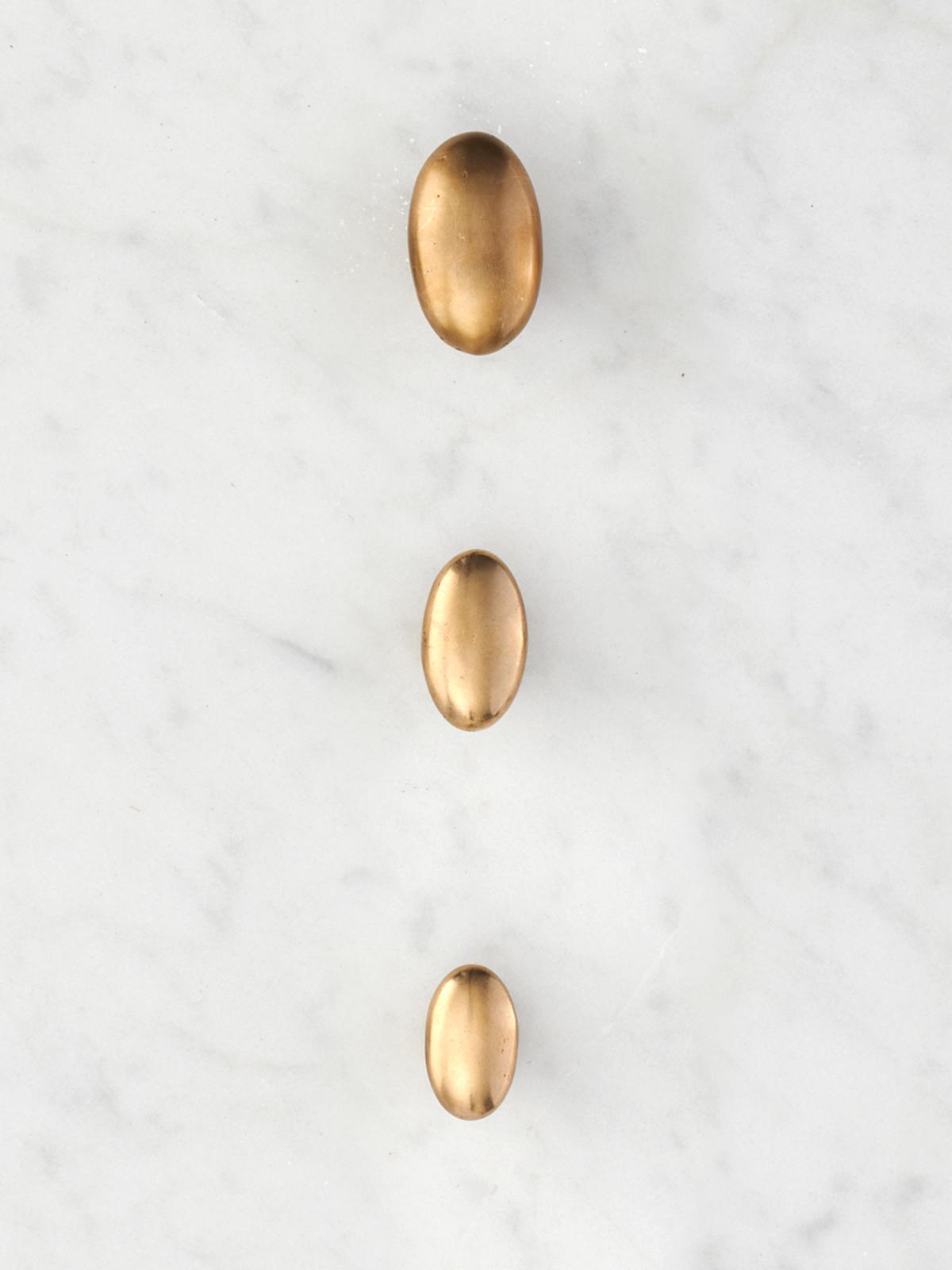 Aged Brass Knobs | deVOL Kitchens