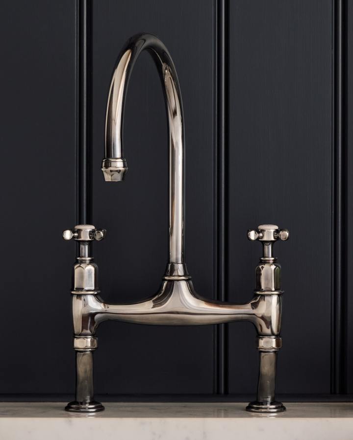 deVOL Antique Silver Ionian Tap